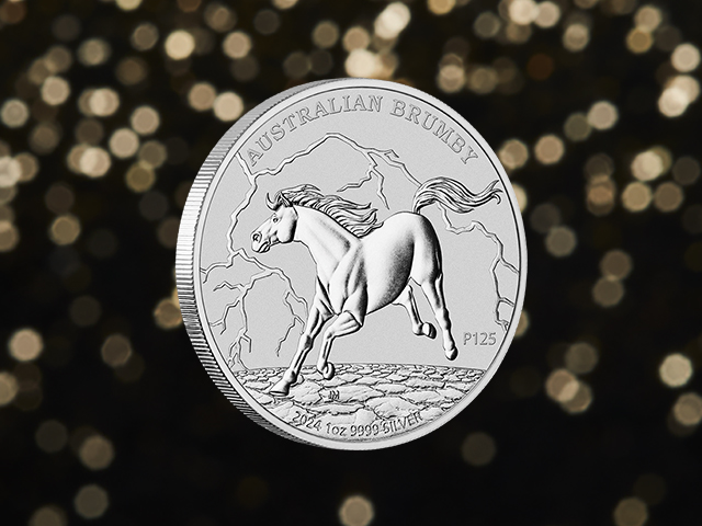Australian Brumby 2024 1oz Silver Bullion Coin   The Perth Mint