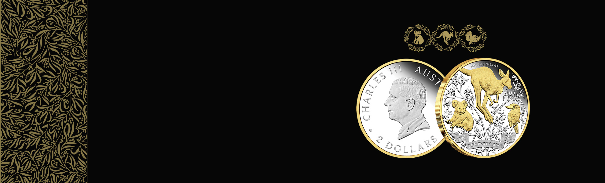 The Perth Mint's 125th Anniversary 2024 2oz Silver Proof Gilded Coin