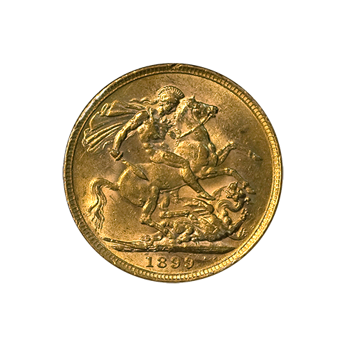 An 1899 sovereign produced by The Perth Mint.