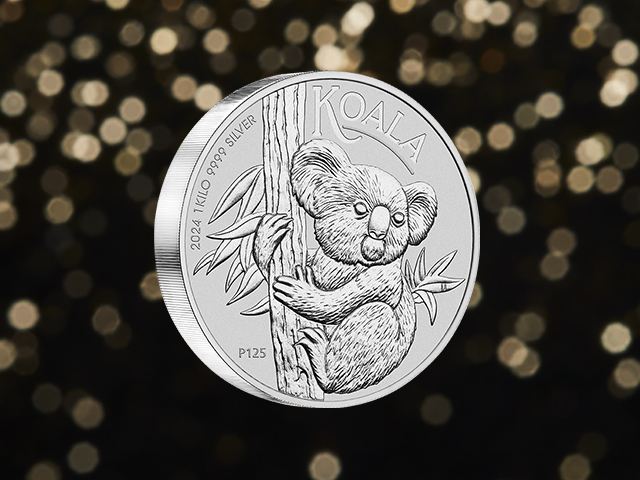 Australian Koala 2024 1 Kilo Silver Bullion Coin   The Perth Mint