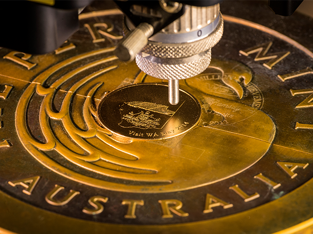 Gold medallions