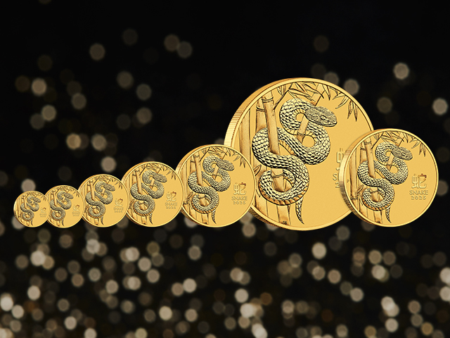 Bullion Lunar Snake   gold coins