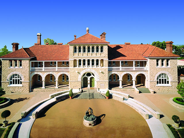 Exterior of The Perth Mint.