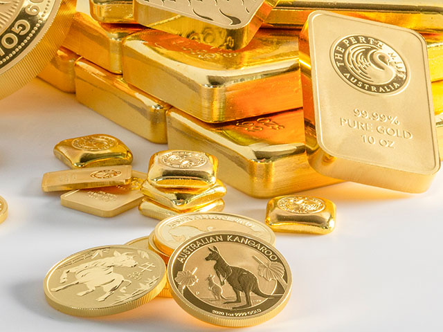Gold products made by The Perth Mint