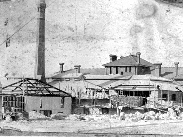 The Perth Mint under construction circa 1897.