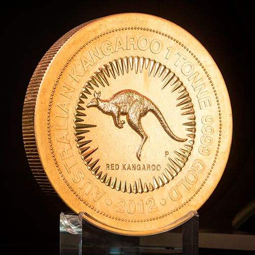 One Tonne gold Coin at  The Perth Mint.