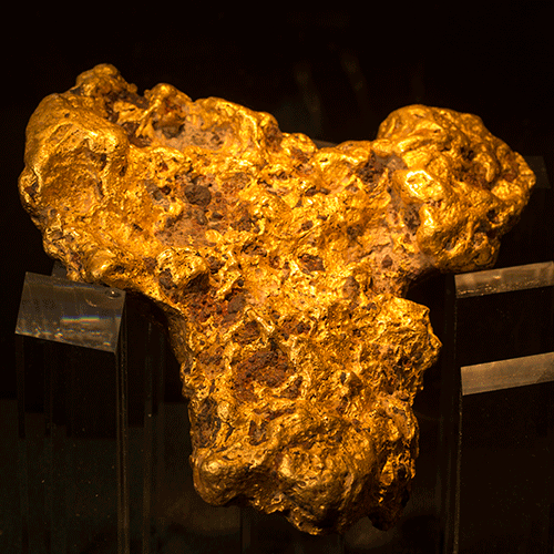 Golden Beauty nugget at  The Perth Mint.