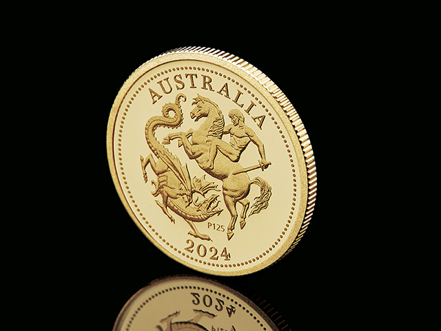 The Perth Mint 125th Anniversary Australia Sovereign 2024 Gold Proof Coin   The Perth Mint