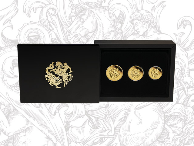 The Perth Mint’s 125th Anniversary Australia Sovereign 2024 Gold Proof Three Coin Set
