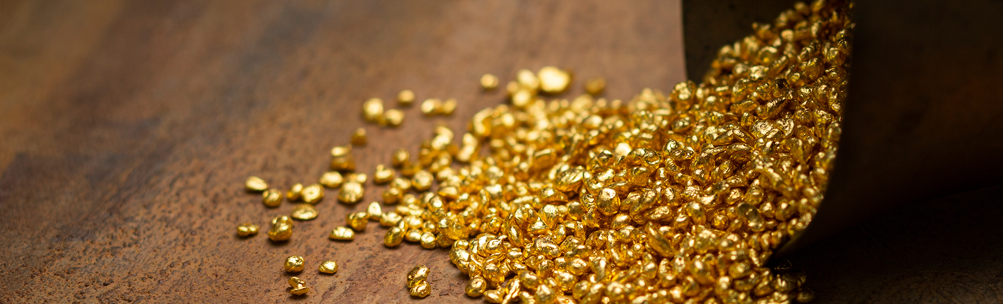 Gold granules at The Perth Mint