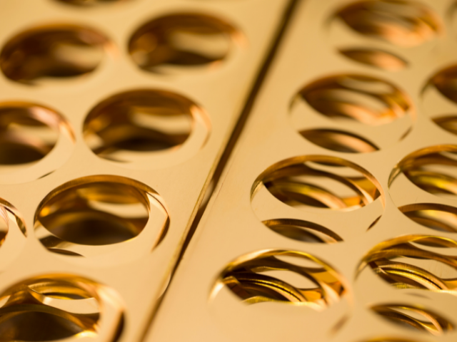 gold cut outs