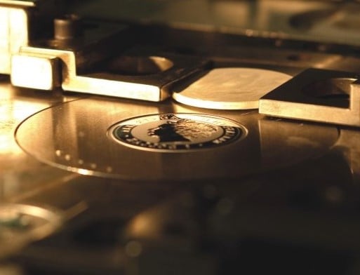 commercial quality machine with a coin in the device