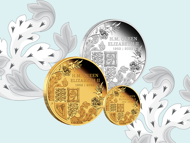 Queen Elizabeth II Jubilee coins from The Perth Mint